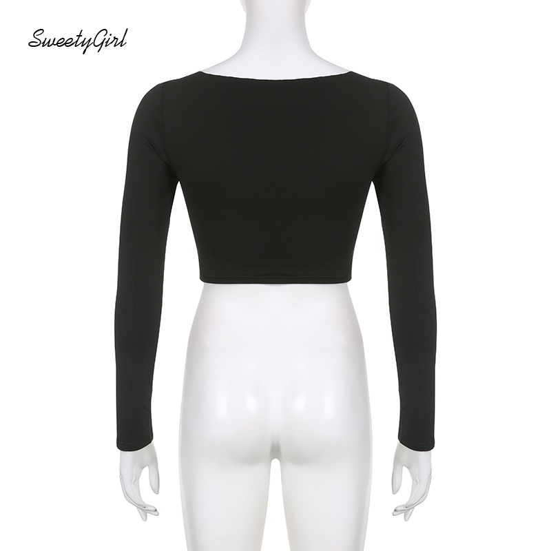 Áo Thun Tay Dài Cổ Tròn Màu Trơn Dáng Ôm Thời Trang 2022 Dành Cho Nữ