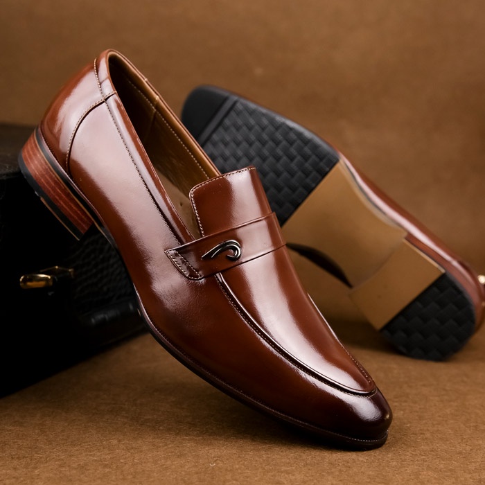 Giày lười da nam đẹp Manzano kiểu dáng cổ điển sang trọng M66683
