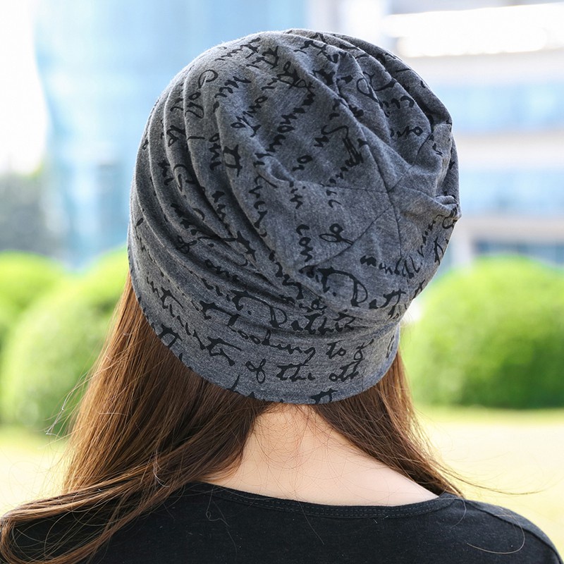 Mũ trùm đầu chống bụi bẩn thoáng khí in họa tiết cá tính dành cho nam và nữ