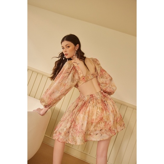 KAIA | Đầm ngắn kiểu nữ hở eo - Idalia Cut-out Dress