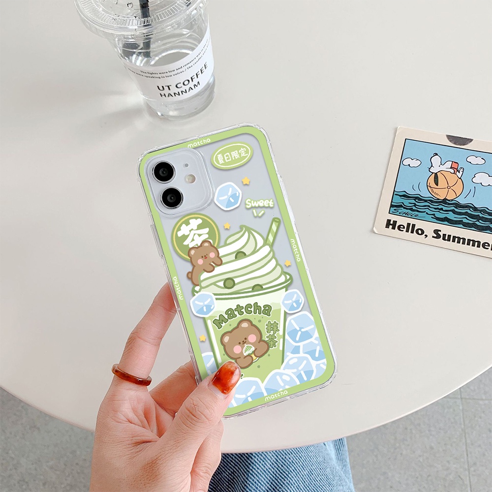 Ốp Điện Thoại Tpu Mềm Chống Sốc In Hình Dễ Thương Cho iPhone 11 12 13 pro max XS X XR XSMax 7 8 6 6s plus 5 4 SE 2020