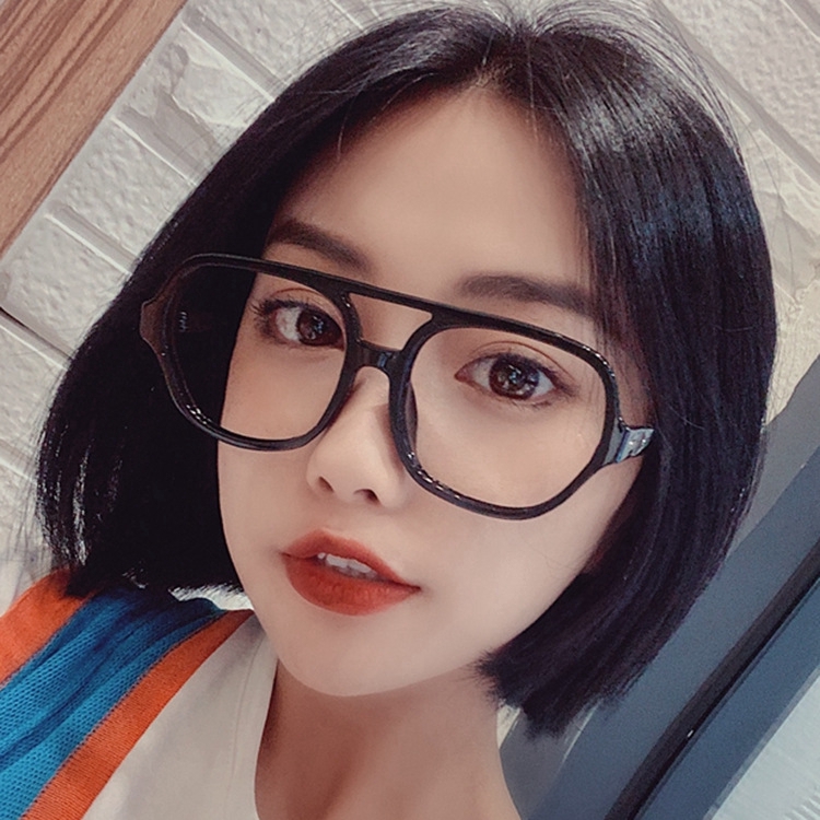 Mắt kính kim loại cầu kính kép thời trang bắt mắt