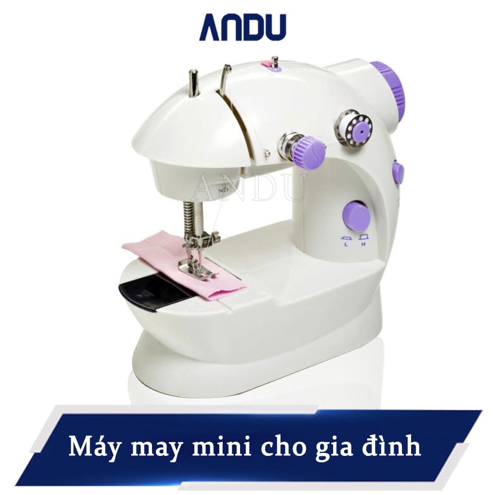 Máy Khâu Mini Gia Đình Cầm Tay Tiện Dụng, Máy May CMD Tự May