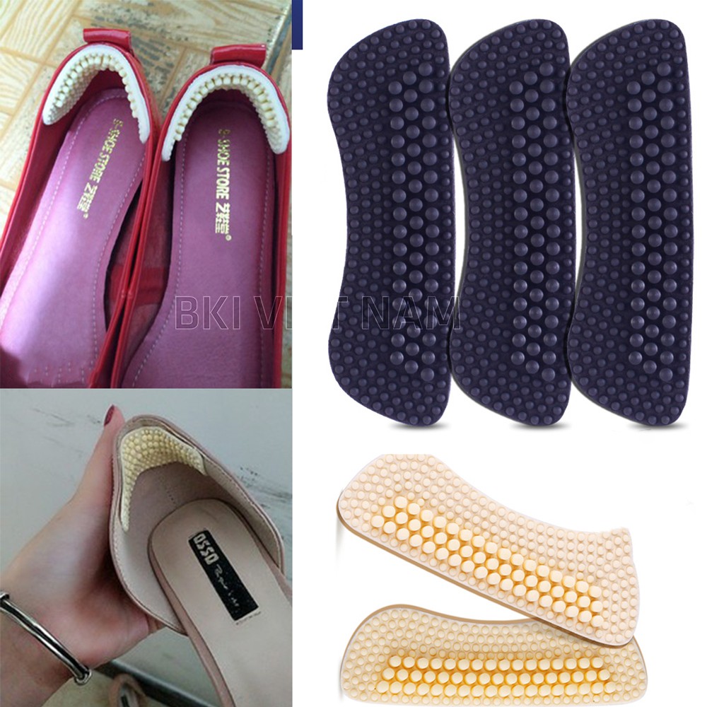 Đệm Dán Gót Giày Silicon Có Gai Êm Ái Tránh Xước Chân - DANGOTGIAY