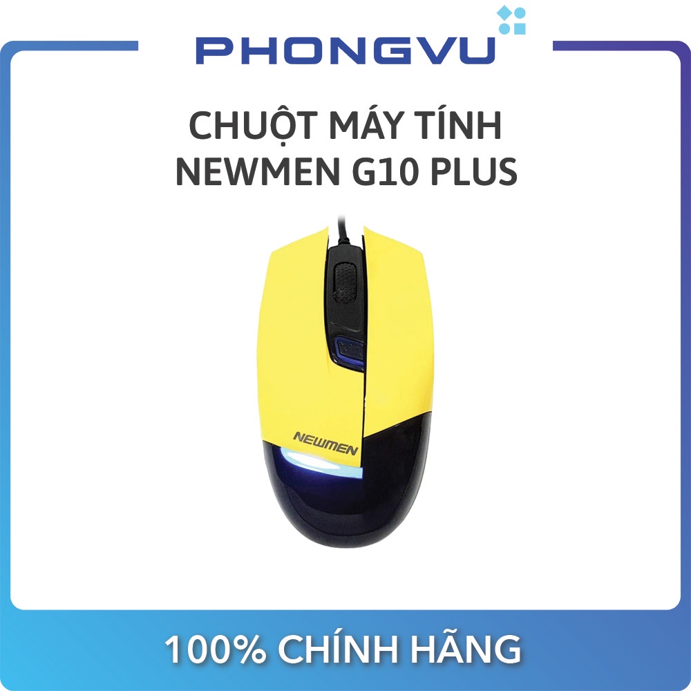 Chuột máy tính có dây Newmen G10+ (Vàng) - Bảo hành 24 tháng