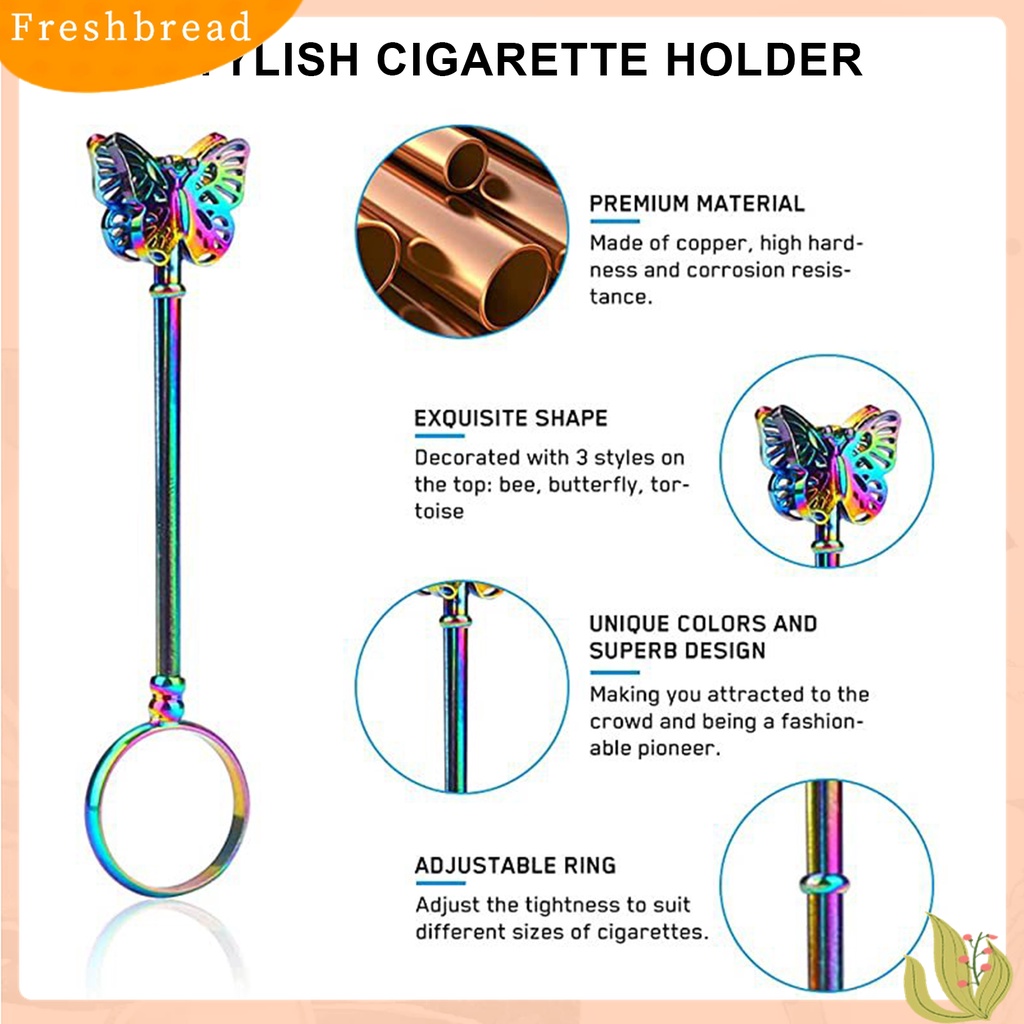 Giá Đỡ Điếu Thuốc Hình Chuồn Chuồn Bằng Đồng Màu Sắc Tươi Sáng Có Thể Điều Chỉnh