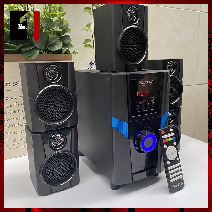 Loa Máy Tính Bluetooth Để Bàn 5.1 BOSSTON T3800-BT Loa Bass Vi Tính Laptop Pc Nghe Nhạc Công Suất Lớn Có Dây