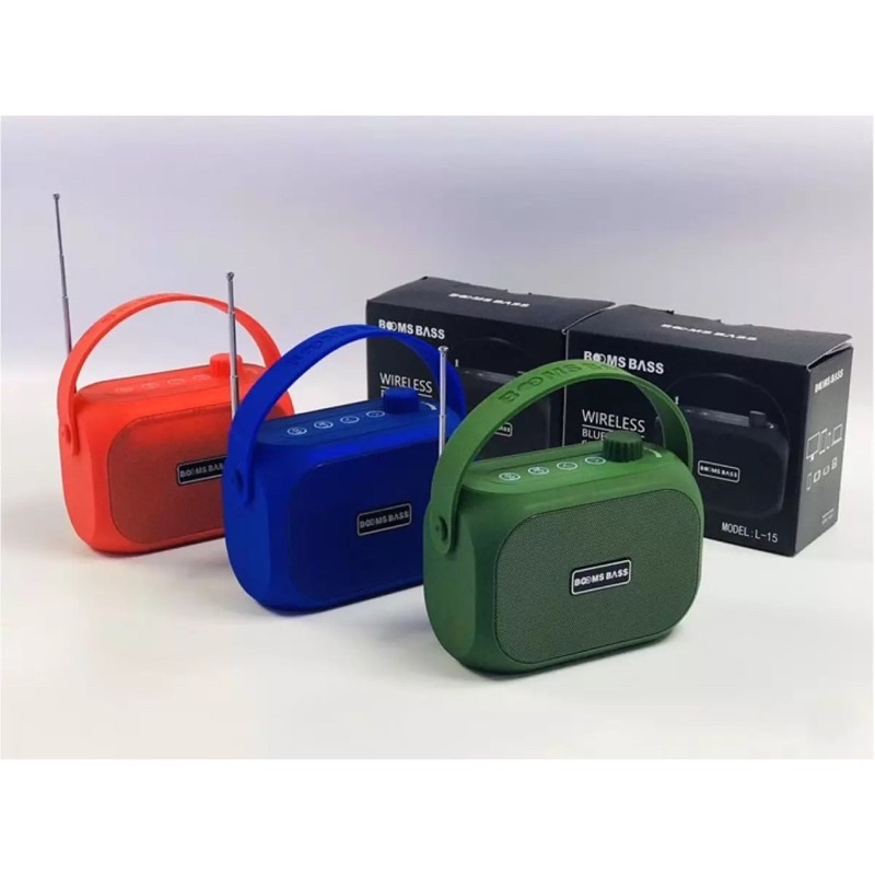 Loa bluetooth mini Cao cấp Booms Bass có quai cầm tay