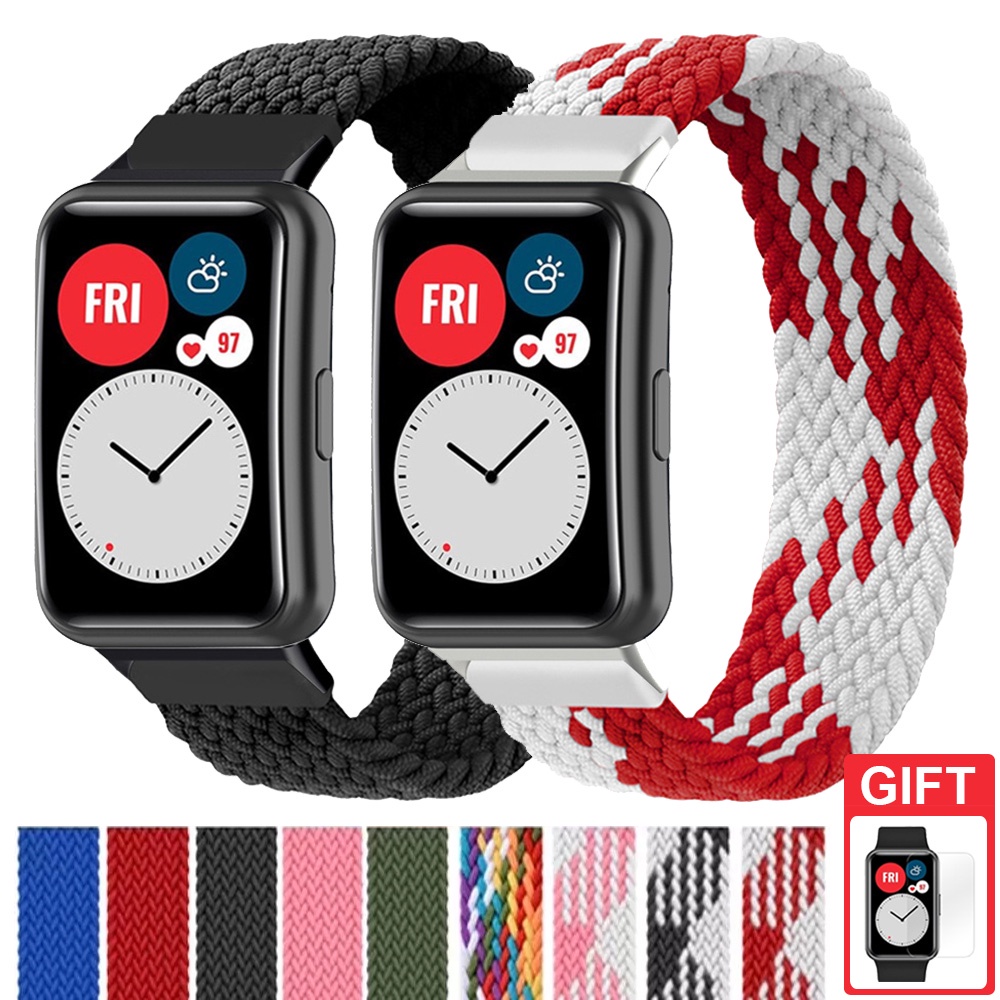 Dây đeo sợi nylon cho đồng hồ thông minh Huawei Watch Fit