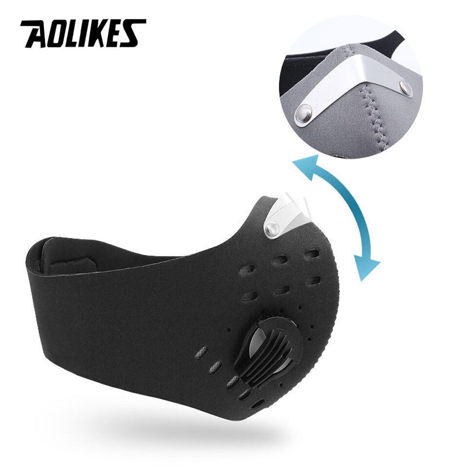 Khẩu trang thể thao Sport Mask Aolikes A-2200 lõi lọc than hoạt tính chống bụi min PM2.5