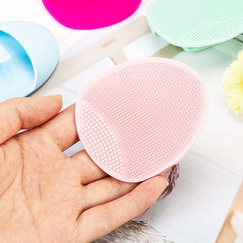 Miếng Rửa Mặt Silicone Mềm Mại Tẩy Tế Bào Chết Mát Xa Làm Sạch Sâu