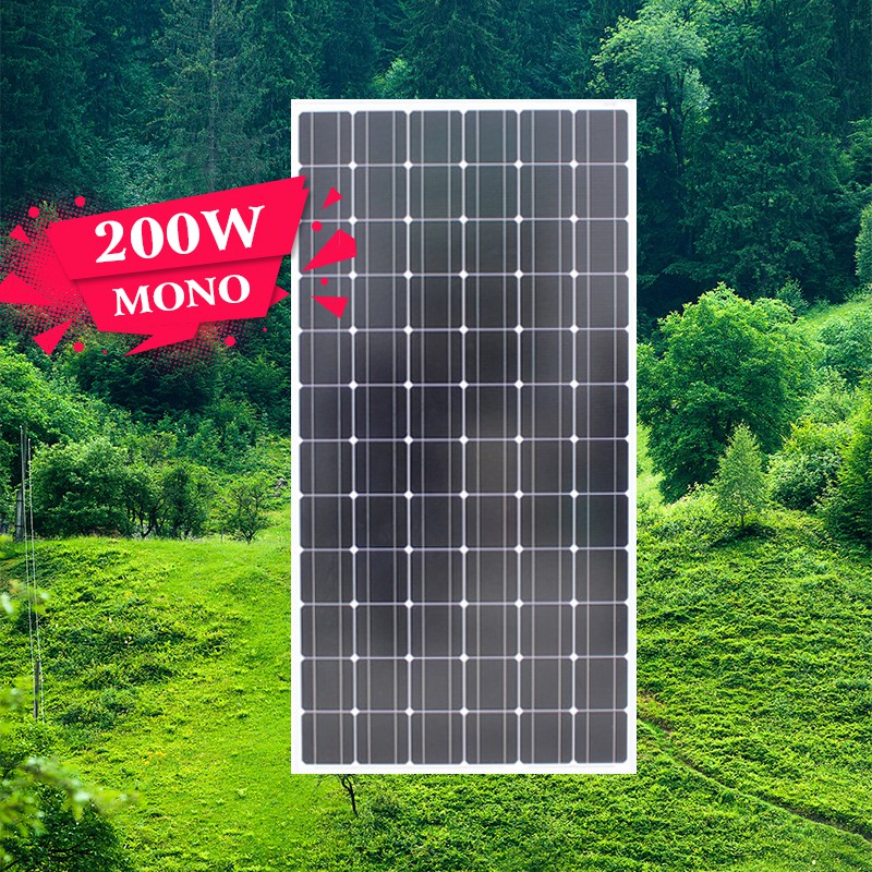 Tấm Pin Năng Lượng Mặt Trời 200W Mono