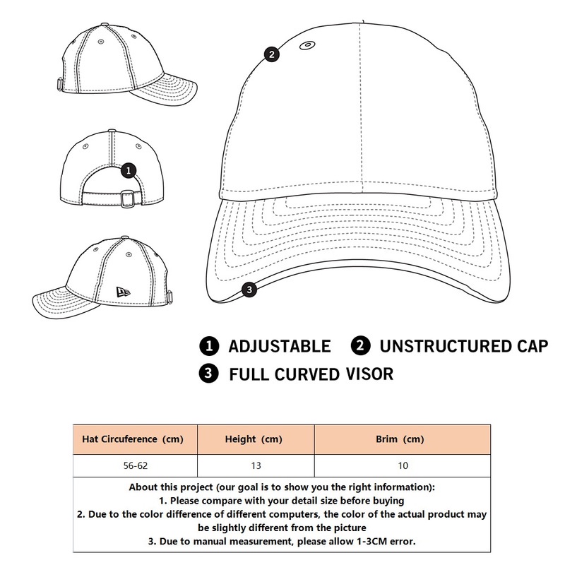 Mũ Lưỡi Trai Unisex Bằng Cotton Thêu Họa Tiết Mùa Xuân Có 5 Màu Tùy Chọn