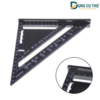 Thước eke, ke góc chuyên dụng làm mộc 12", nhôm nguyên khối, độ chính xác cao