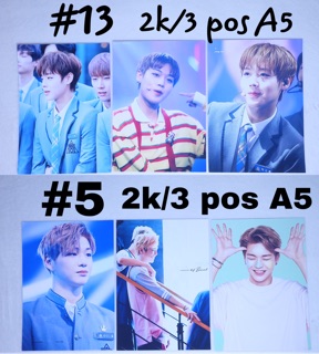 (Có sẵn) Sale poster A5 Jihoon / Daniel