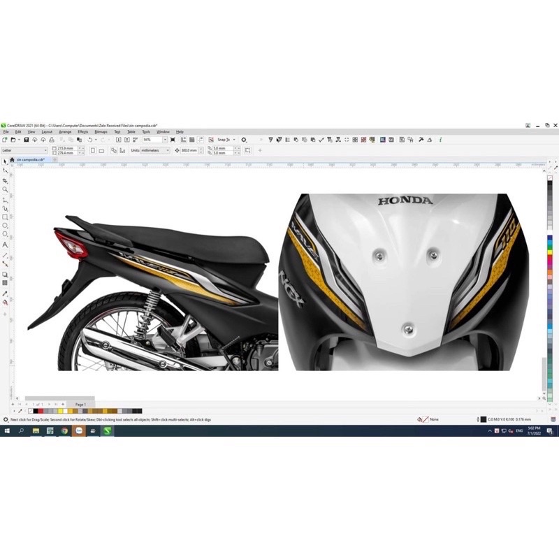 Tem Giả Zin Wave 50/100/110 Mẫu Mới 2020 Tem 3 Lớp Chống Nước