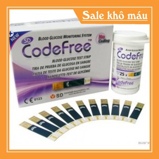 Hộp 50 que thử đường huyết SD Codefree