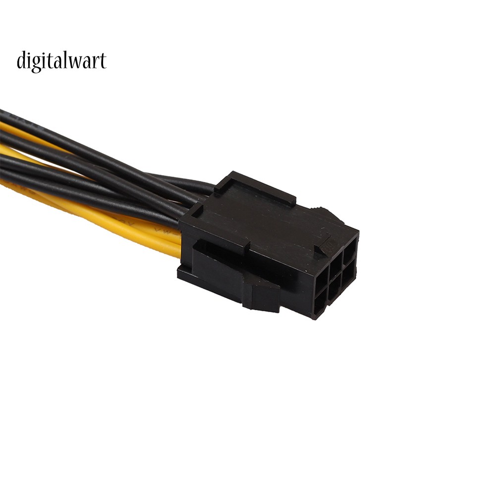 Dây cáp nối dài bảng mạch chủ 6pin sang 2 PCIe 8(6+2)pin | BigBuy360 - bigbuy360.vn