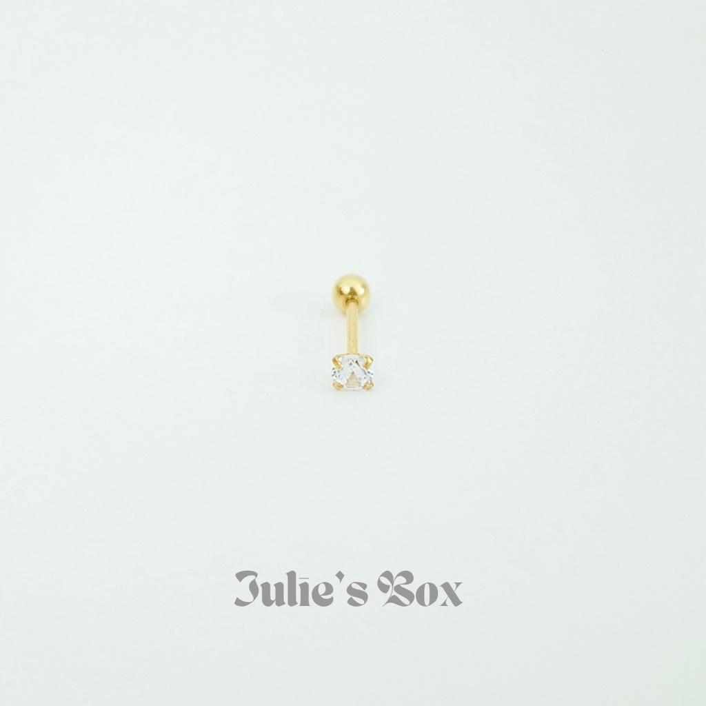 [COMBO] Tiết Kiệm 10-15K Set Khuyên Tai Nam Titan Unisex Không Đen Không Ngứa Không Gỉ Sét Không Dị Ứng julies box