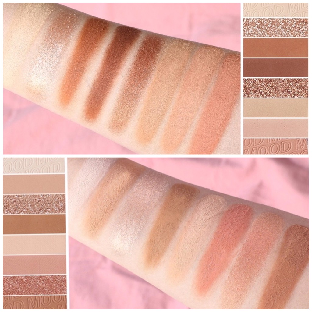 Bảng phấn mắt 8 màu KISS BEAUTY Mood Style Palette xinh xắn thời thượng KISS16 | BigBuy360 - bigbuy360.vn