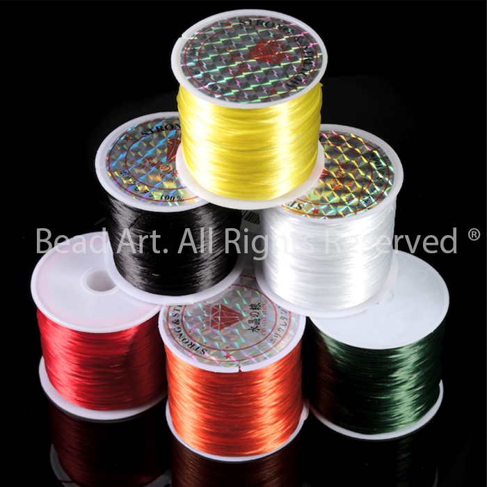 Dây Chun Co Giãn Dùng Xỏ Vòng Tay, Chuỗi Hạt, Trang Sức, Cước xỏ vòng Lõi 0.8MM S43 - Bead Art
