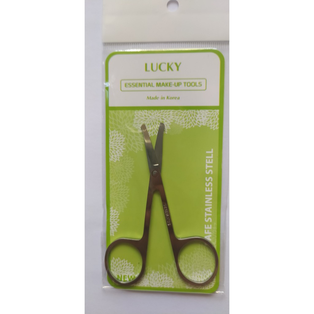 KÉO TỈA LÔNG MI, KÉO TỈA LÔNG MŨI, KÉO TỈA LÔNG MÀY CHÍNH HÃNG LUCKY KOREA CAO CẤP