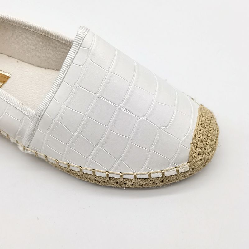 Giày slipon đế cói da vân sấu xuất khẩu mẫu mới 2021
