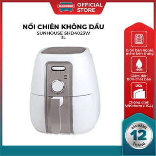 Nồi Chiên Không Dầu 3L SUNHOUSE SHD4023W