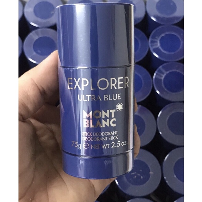 Lăn khử mùi hương nước hoa Mont Blanc Explorer Ultra Blue 75g