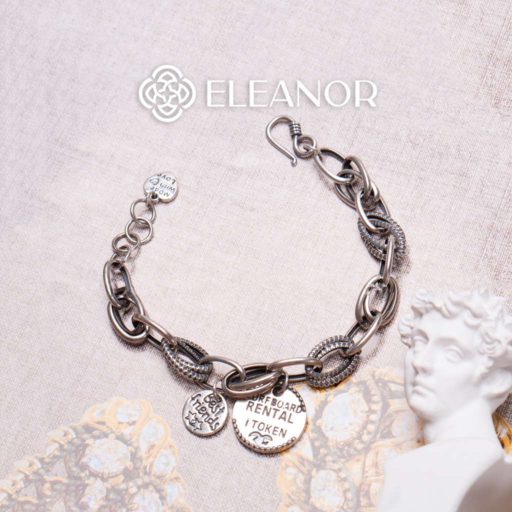 Lắc Tay Eleanor Bạc 925 Cao Cấp Thiết Kế Đính Charm Siêu Cá Tính - SP001625