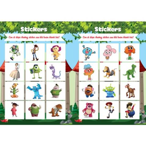 Sách Cùng khủng long học nét cơ bản quyển 3  bé trai