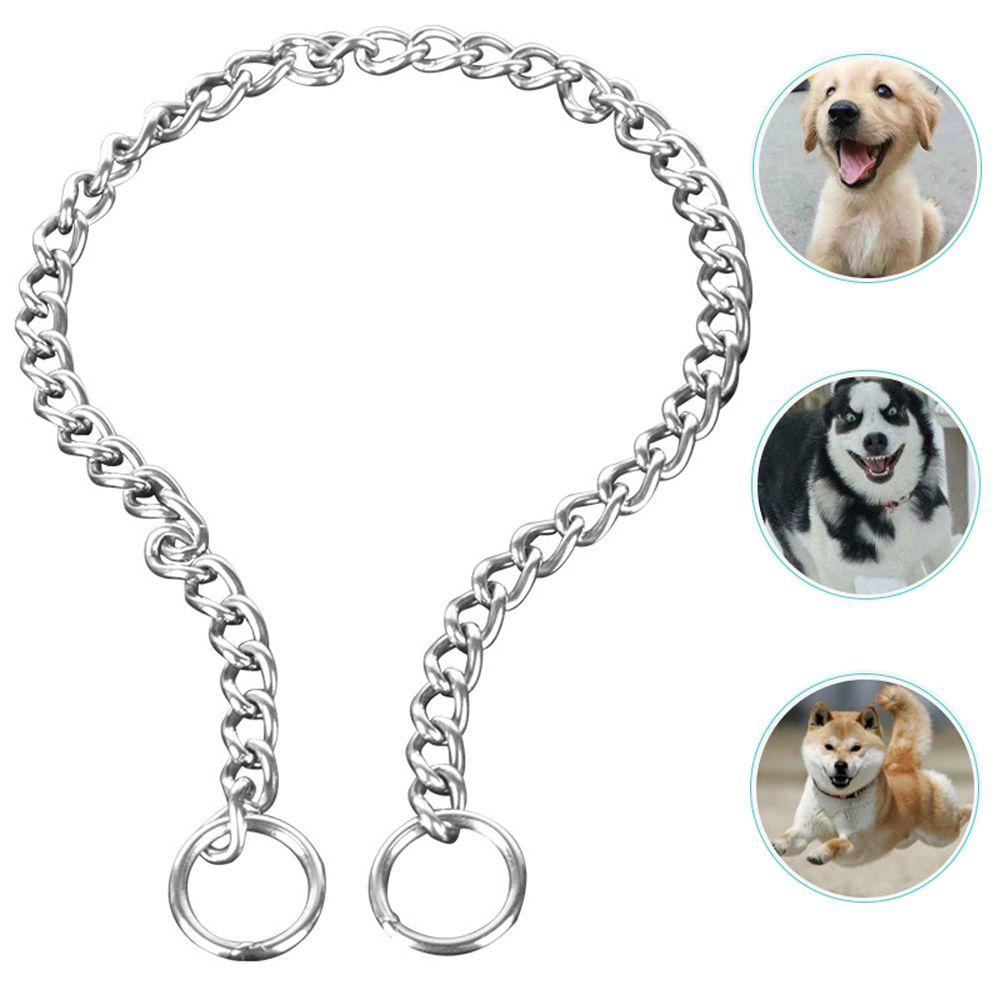 Vòng Cổ Bằng Thép Không Gỉ Chống Trượt Chịu Lực Vừa Và Lớn Cho Chó LAYOR1