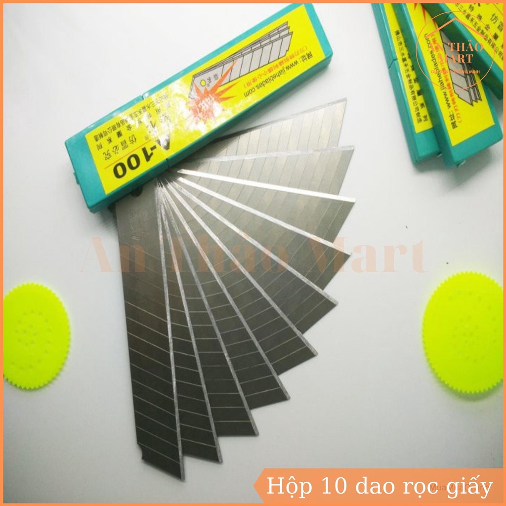 Combo 10 Lưỡi Dao Rọc Giấy, Cắt Giấy Loại Lớn Tiện Dụng