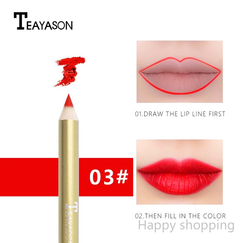 Mờ / Matte (Hàng Mới Về) Bút Kẻ Viền Môi Lâu Trôi Không Thấm Nước Nhiều Màu Sắc | BigBuy360 - bigbuy360.vn