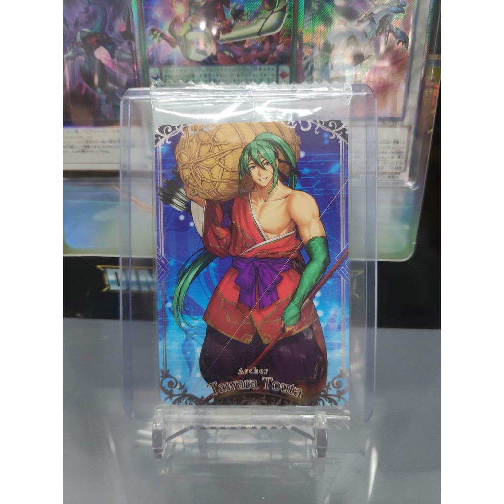 Thẻ bài sưu tầm bánh xốp Fate Grand Order FGO Tawara Tōta - Common - Tặng bọc bài nhựa bảo quản