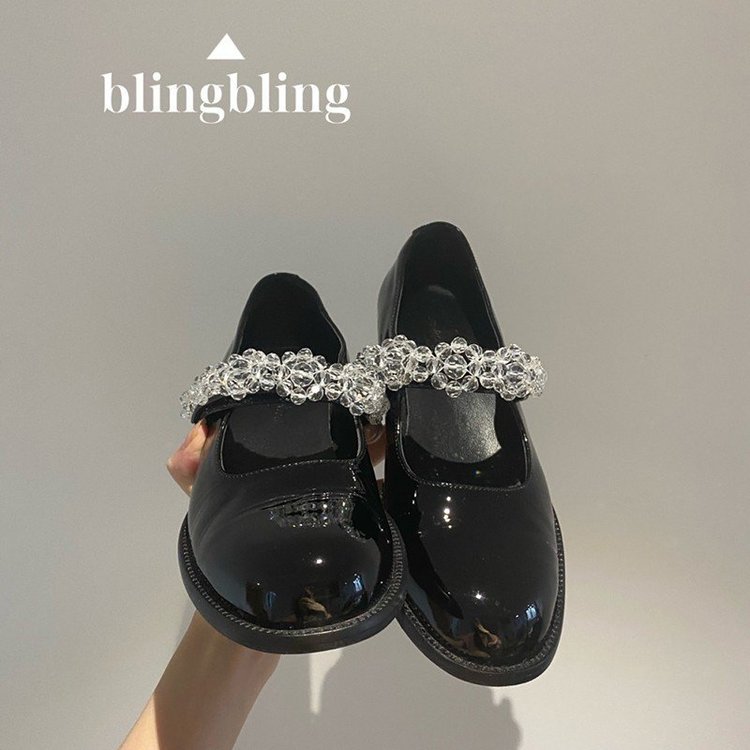 Giày da đế thấp kiểu dáng đơn giản trẻ trung cho nữ | BigBuy360 - bigbuy360.vn