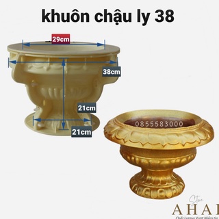 Khuôn đúc chậu ly 38
