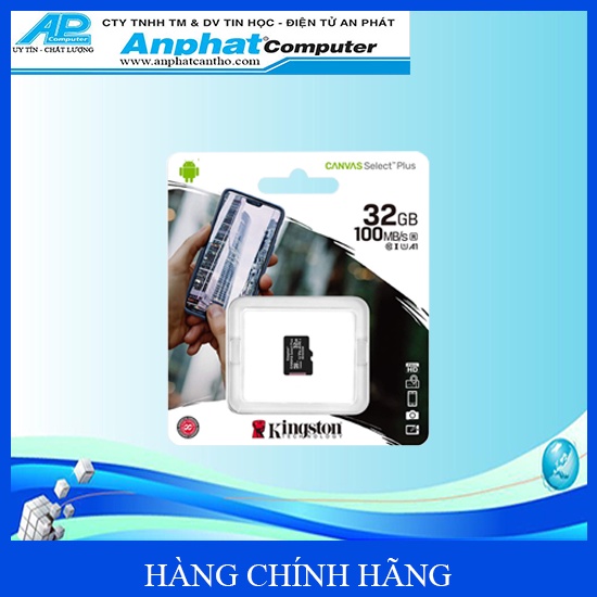 Thẻ nhớ Kingston 32/64/128GB microSDHC/microSDXC Canvas Select Plus - Hàng chính hãng - Bảo hành 5 năm