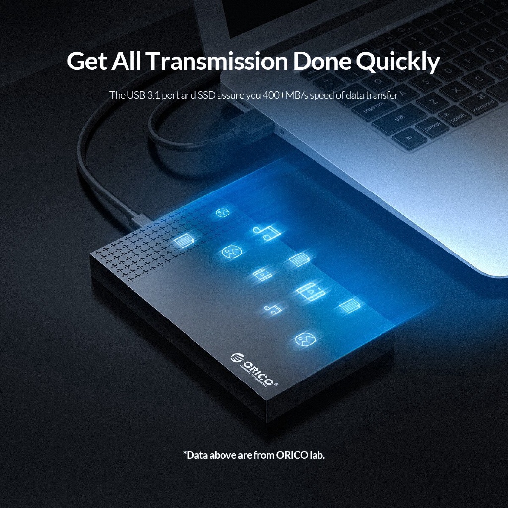 Hộp Ổ Cứng HDD SSD ORICO 2526C3 4TB Type C USB 3.1 Sang SATA 3.0 5Gbps hỗ trợ UASP | BigBuy360 - bigbuy360.vn