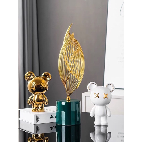 Gấu decor , gốm sứ decor