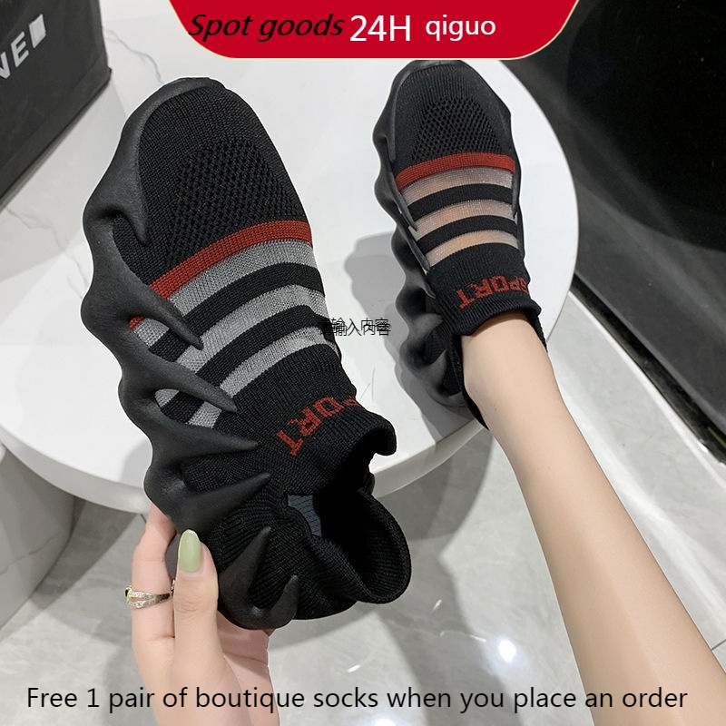 Giày Thể Thao Đan Lưới Thoáng Khí 24H Thiết Kế Mới Cho Nữ