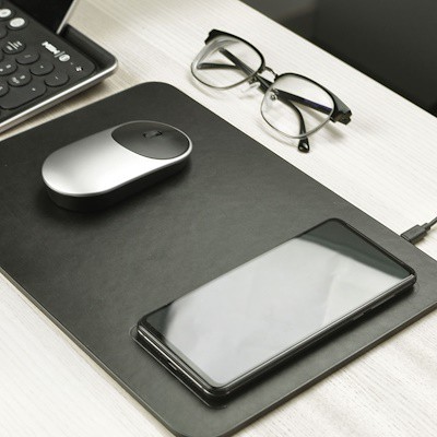 Bàn Di Chuột XIAOMI Rice wireless charging mouse pad Kiêm Đế Sạc Không Dây