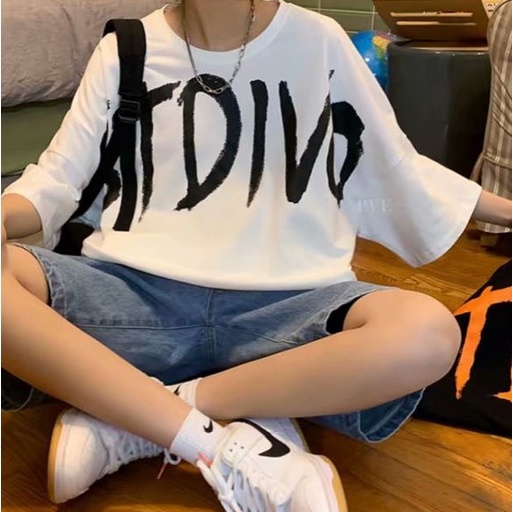 Áo thun ngắn tay dáng rộng và đơn giản áo phông phong cách Hàn Quốc thời trang mùa hè cho in siêu đẹp  T Shirt from rộng áo thể thao nam áo thun mỹ unisex