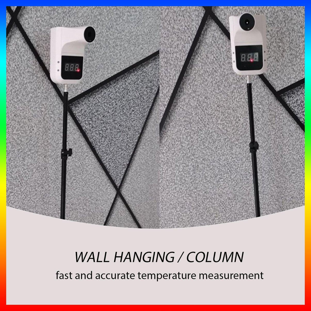 Nhiệt kế treo tường đơn K3 Cảm biến hồng ngoại gắn tường K3 Nhiệt kế đo trán công nghiệp Súng cố định nhiệt độ cơ thể