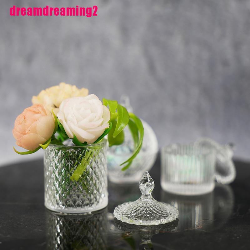 Bộ 3 Lọ Nhựa Trong Suốt Tỉ Lệ 1: 12 Dùng Để Múa Ba Lê