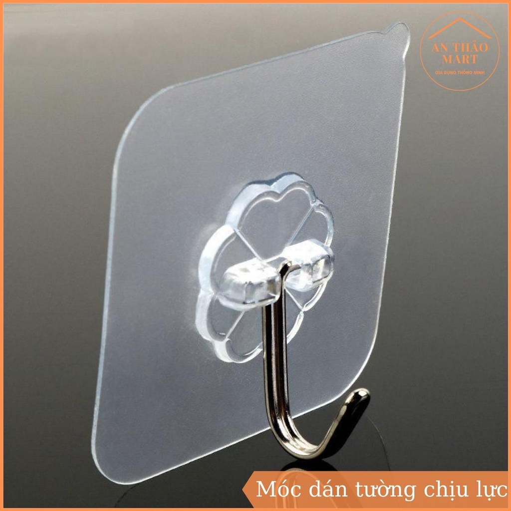 Móc Dán Tường Siêu Dính Trong Suốt Chịu Lực Tốt Treo Tường Chắc Chắn