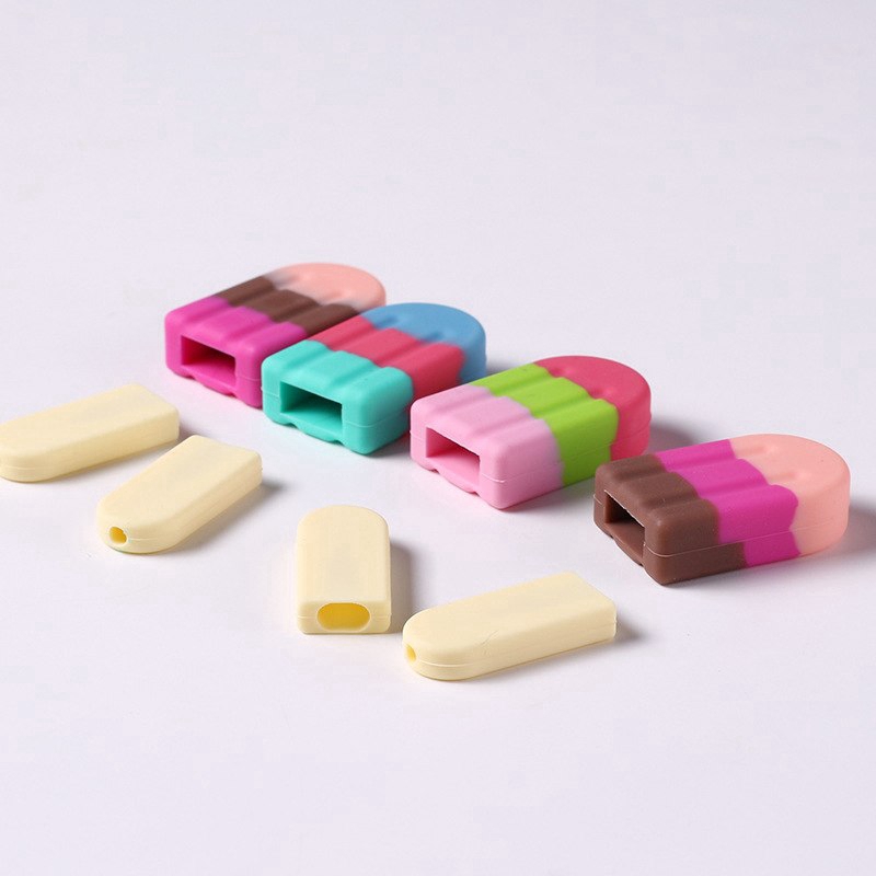 Đầu bảo vệ đầu dây cáp sạc usb hình que kem cho Samsung Android