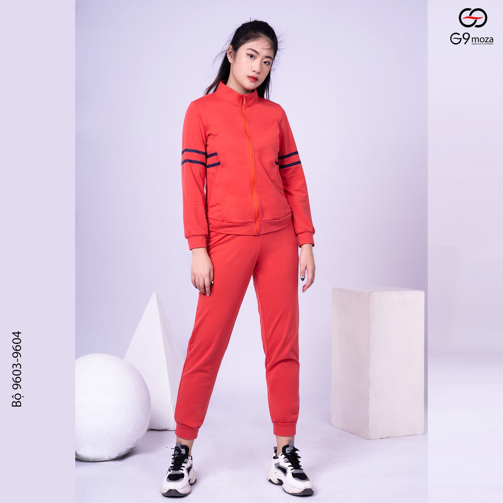 Bộ thể thao G9moza nữ 9603-9604 cotton
