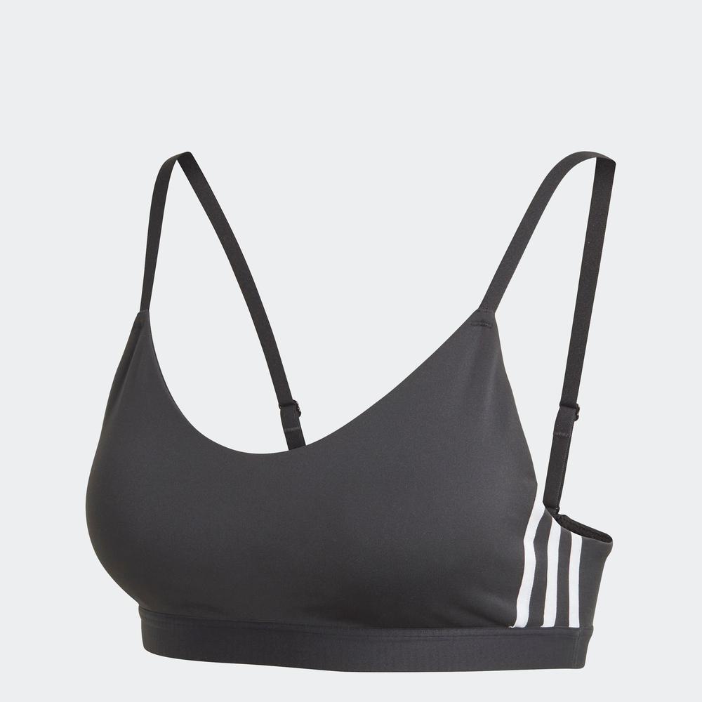 [Mã WABRDAS68 giảm 10% tối 150k đơn từ 1 triệu] Áo Ngực Thể Thao adidas TRAINING Nữ All Me 3-Stripes Bra Màu đen FJ7281