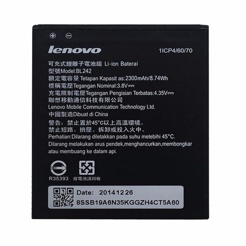 Pin Lenovo A6000, A6000 plus, A6010 BL242